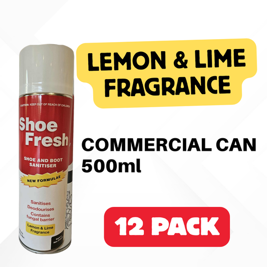 Shoe Fresh 500ml Lemon/Lime, 12 Pack