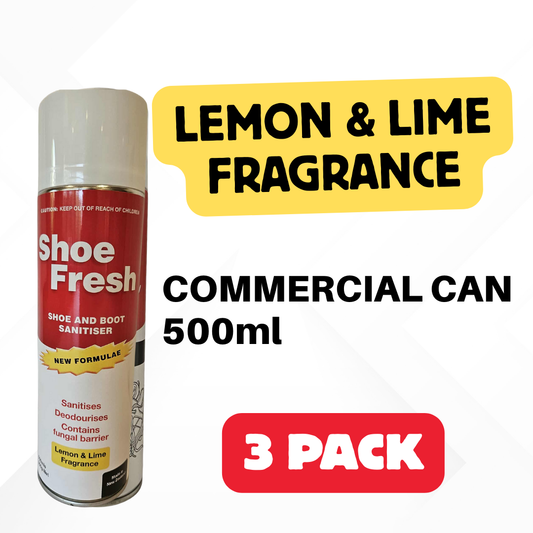 Shoe Fresh 500ml Lemon/Lime, 3 Pack